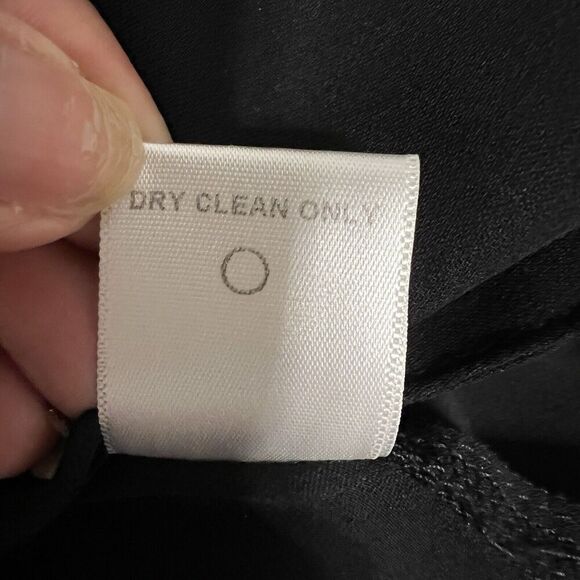 A.L.C. Black Jacket Silk Sheer Hood Zip Utility Coat Slouchy Belt Women’s - Picture 13 of 14